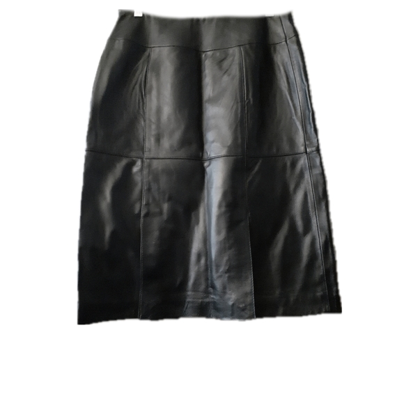*Jaclyn Smith Leather Skirt - Picture 1 of 3